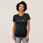 T-shirt Diva d'arc-en-ciel (Devant entier)