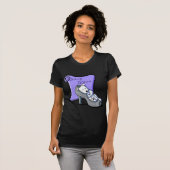 T-shirt DIVA de CHAUSSURE de Westie (Devant entier)
