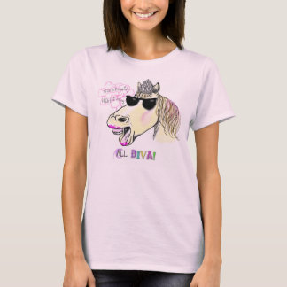 T-shirt Diva de cheval