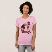 T-shirt diva de Derby de rouleau (Devant entier)