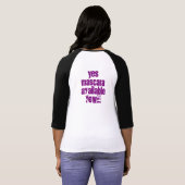 T-shirt Diva de mèche de mascara (Dos entier)