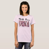 T-shirt DIVA de Shih Tzu (Devant entier)