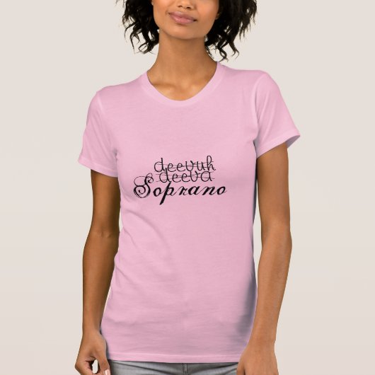 T-shirt Diva de soprano (Devant)