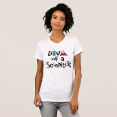 T-shirt "DIVA d'un scientifique" (Devant entier)