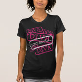 T-shirt "DIVA" - Je dis juste que... (Devant)