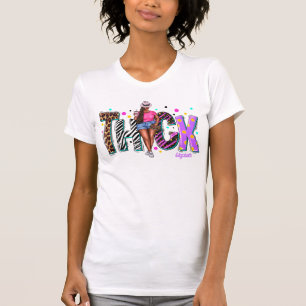 T-shirt Diva noire glamour et voluptueuse célébrant sa bea