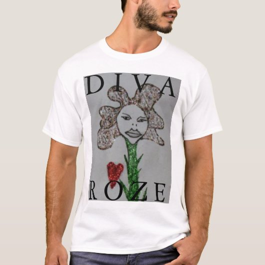 T-SHIRT DIVA ROZE IV (Devant)