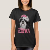 T-shirt DIVA Shih Tzu (Devant)