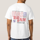 T-shirt DIVA Whitney de CGMC (Dos)