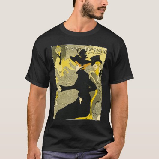T-shirt : Divan Japonais par Toulouse-Lautrec (Devant)