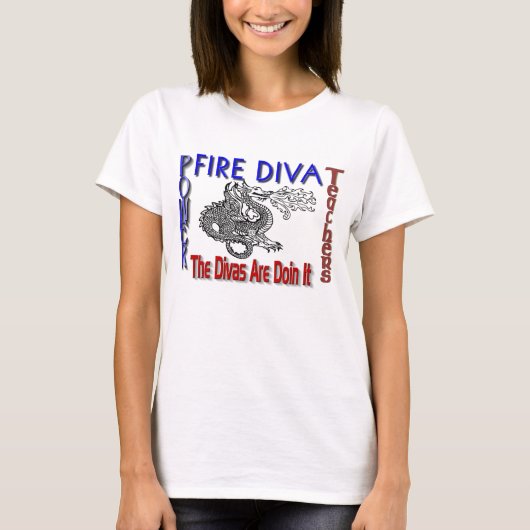 T-SHIRT DIVAS DU FEU (Devant)