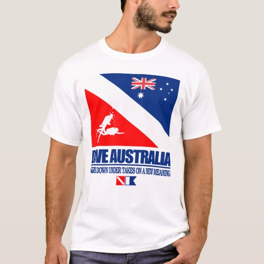 T-shirt Dive Australia (sq) (Devant)