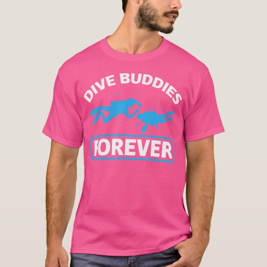T-shirt Dive Buddies Pour Scubadiver Freediver Plongée (Devant)