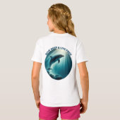 T-shirt Dive Deep Live Dolphin gratuit (Dos entier)