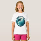 T-shirt Dive Deep Live Dolphin gratuit (Devant entier)