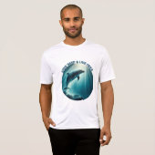 T-shirt Dive Deep Live Dolphin gratuit (Devant entier)