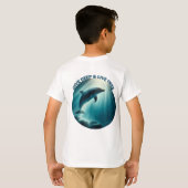 T-shirt Dive Deep Live Dolphin gratuit (Dos entier)