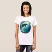 T-shirt Dive Deep Live Dolphin gratuit (Devant entier)
