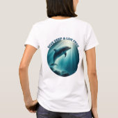 T-shirt Dive Deep Live Dolphin gratuit (Dos)