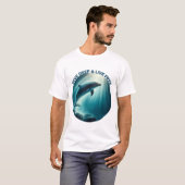 T-shirt Dive Deep Live Dolphin gratuit (Devant entier)