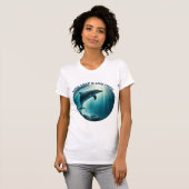 T-shirt Dive Deep Live Dolphin gratuit (Devant entier)