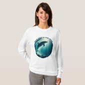 T-shirt Dive Deep Live Dolphin gratuit (Devant entier)