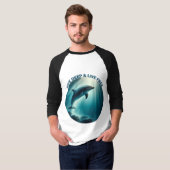 T-shirt Dive Deep Live Dolphin gratuit (Devant entier)