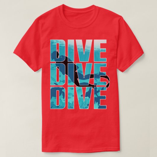 T-shirt Dive Dive (Design devant)