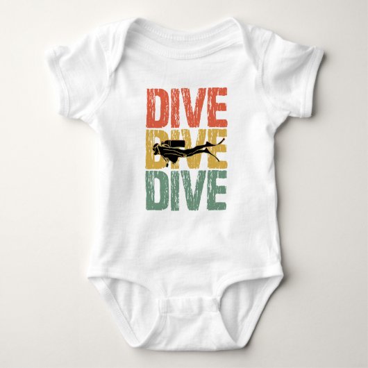 T-shirt Dive Dive Dive - Plongée sous-marine plongée (Devant)