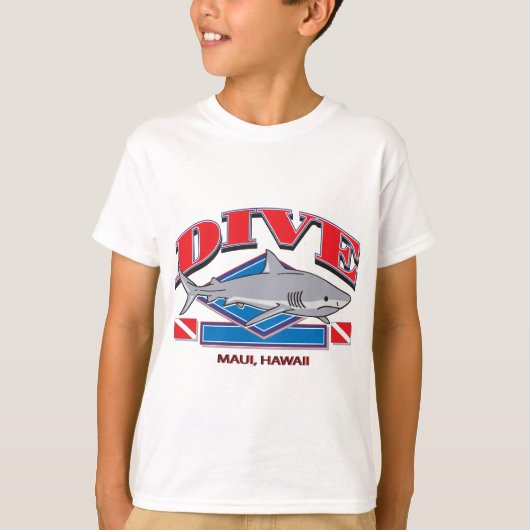 T-shirt Dive Hawaii, (Devant)