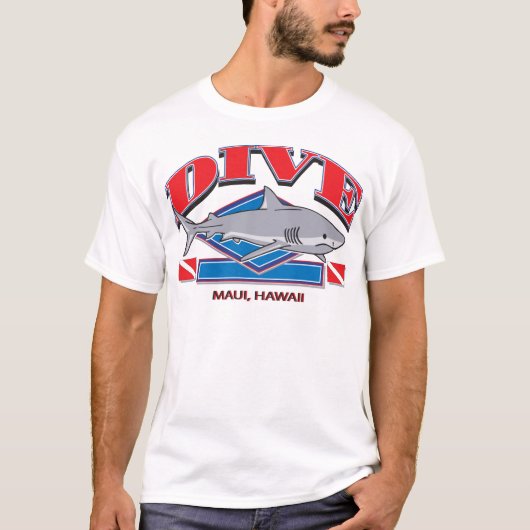 T-shirt Dive Hawaii, (Devant)