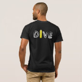 T-shirt Dive in White (Dos entier)