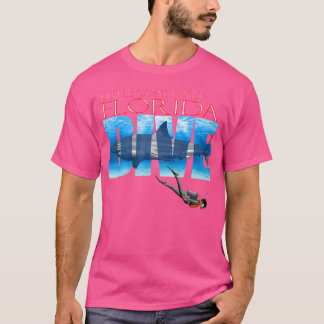 T-shirt Dive Little Conch Key Plongée sous-marine Snorkeli