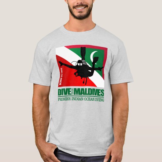 T-shirt Dive Maldives DF2 (Devant)