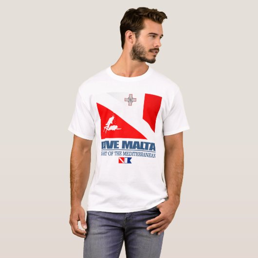 T-shirt Dive Malte (sq) (Devant entier)