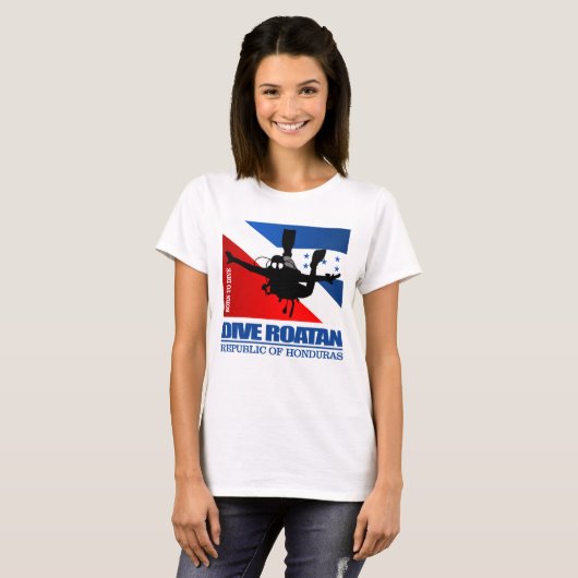 T-shirt Dive Roatan DF2 (Devant entier)