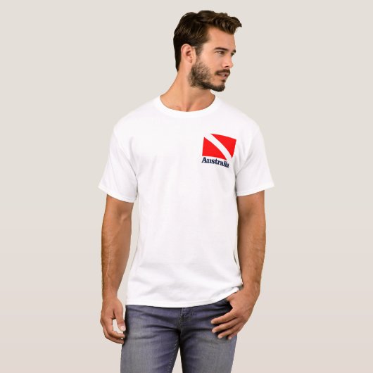 T-shirt DIVEAustralia 2 (Devant entier)