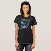 T-shirt Divemaster Scuba Plongée Instructor Dive Style Dra (Devant entier)