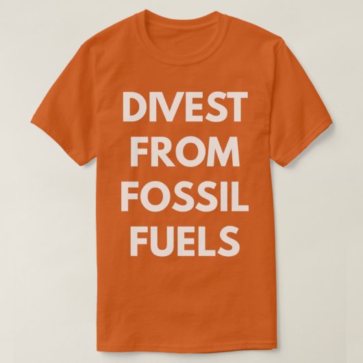 T-shirt Diver Des Combustibles Fossiles (Design devant)