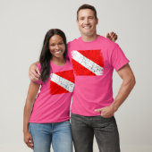 T-shirt Diver Drapeau Plongée sous-marine Plongée nage (Unisexe)