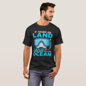 T-shirt Diver Snorkeling Diving Sport Vacation  4 (Devant entier)