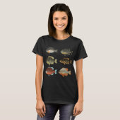 T-shirt Divers crapets (Lepomis sp.) en pack (Devant entier)