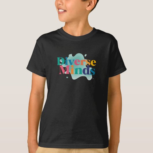 T-shirt Diverse minds pour enfants (Devant)