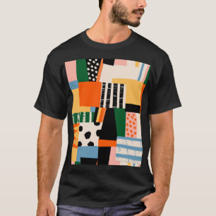 T-shirt Diverses formes : conception transparente abstrait
