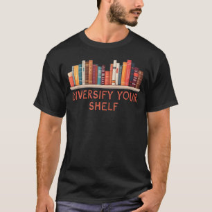 T-shirt Diversifiez votre bibliothèque pour les amateurs d