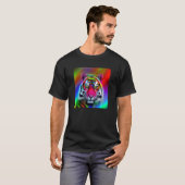 T-shirt Diversité Amour Bonheur Paix Créative Cute Rainb (Devant entier)