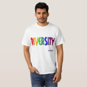T-shirt Diversité (Arc-en-ciel) (Devant entier)