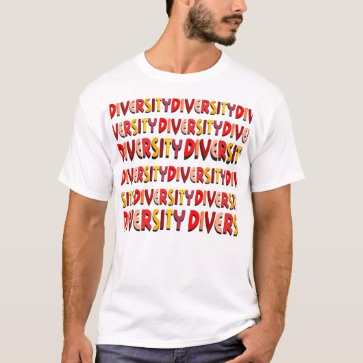 T-shirt diversité de plus en plus (Devant)