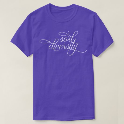 T-shirt diversité des sols (Design devant)
