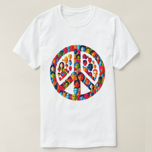T-shirt Diversité pacifique Unité mondiale Conception des (Design devant)